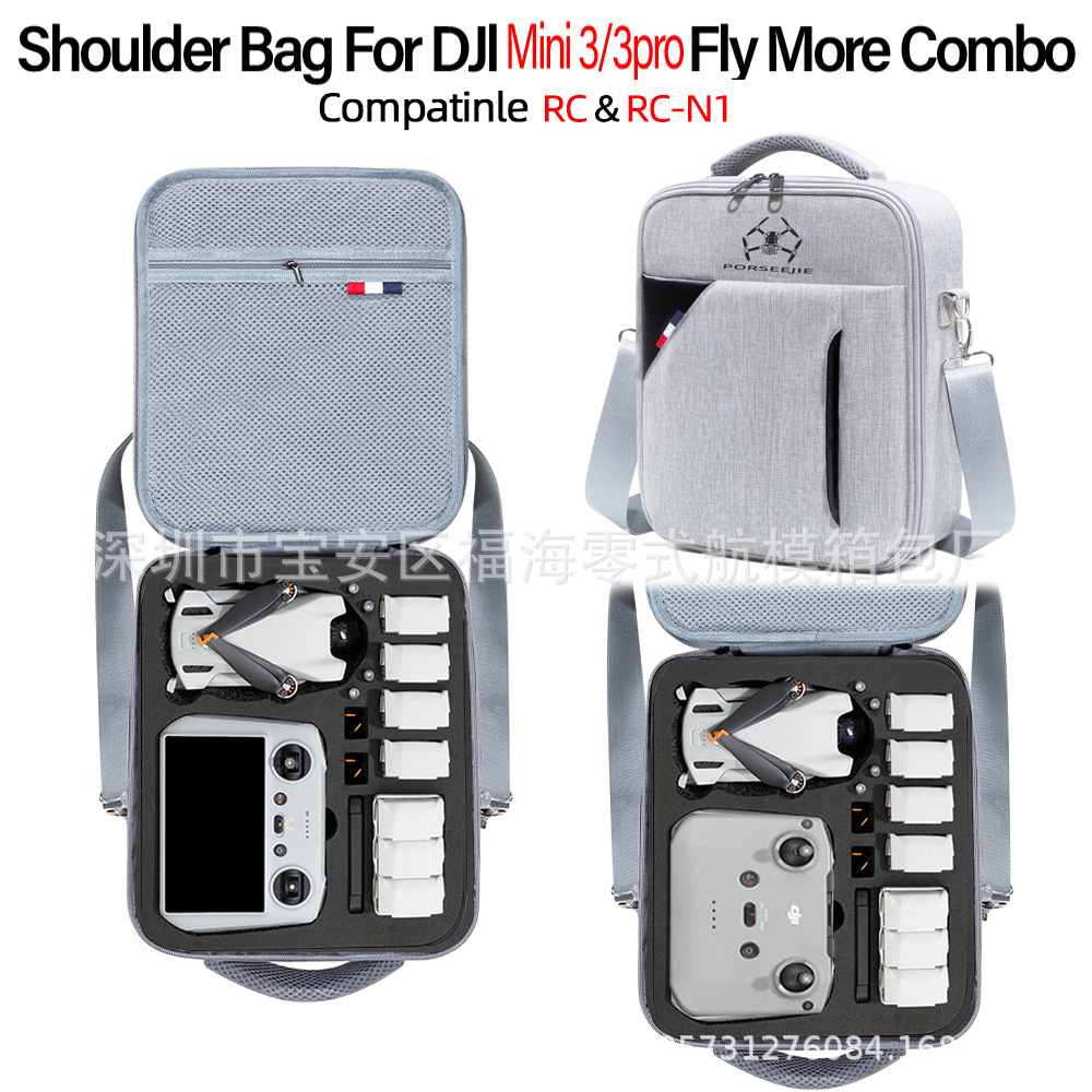 Adecuado para DJI mini 3pro bolsa de almacenamiento de drones Dji mini 3 bolsa de almacenamiento portátil anti-caída