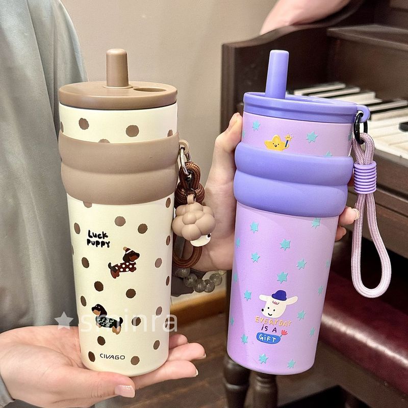 高品質 316 ステンレス鋼ストローカップ断熱カップ大容量ポータブルコーヒーカーカップアイスバーカップ|undefined