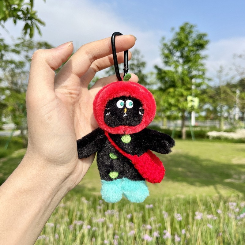 面白いブーツ子猫ペンダントトレンディクールかわいいクリエイティブ人形学生カップルスクールバッグバッグ車のキーホルダーギフト|undefined