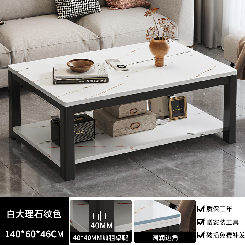 Mesa de centro, sala de estar, hogar, moderno, sencillo, apartamento pequeño, escritorio de té minimalista de vidrio 2023, nueva mesa pequeña