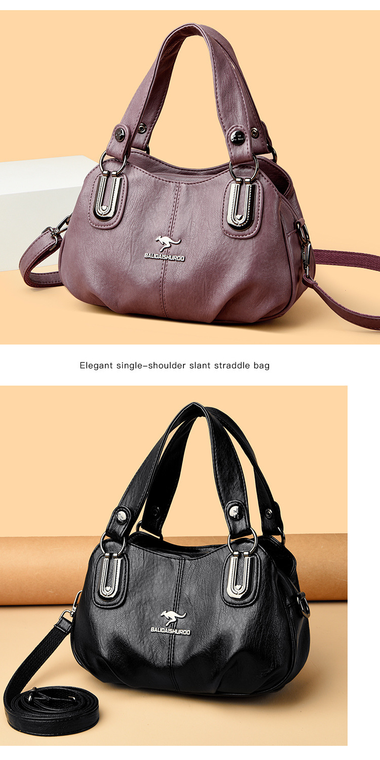 Handbag Women 2024 New Women's One Shoulder Crossbody Fashionable Versatile For Middle Aged And Elderly Mothers Handheld_voghion.com