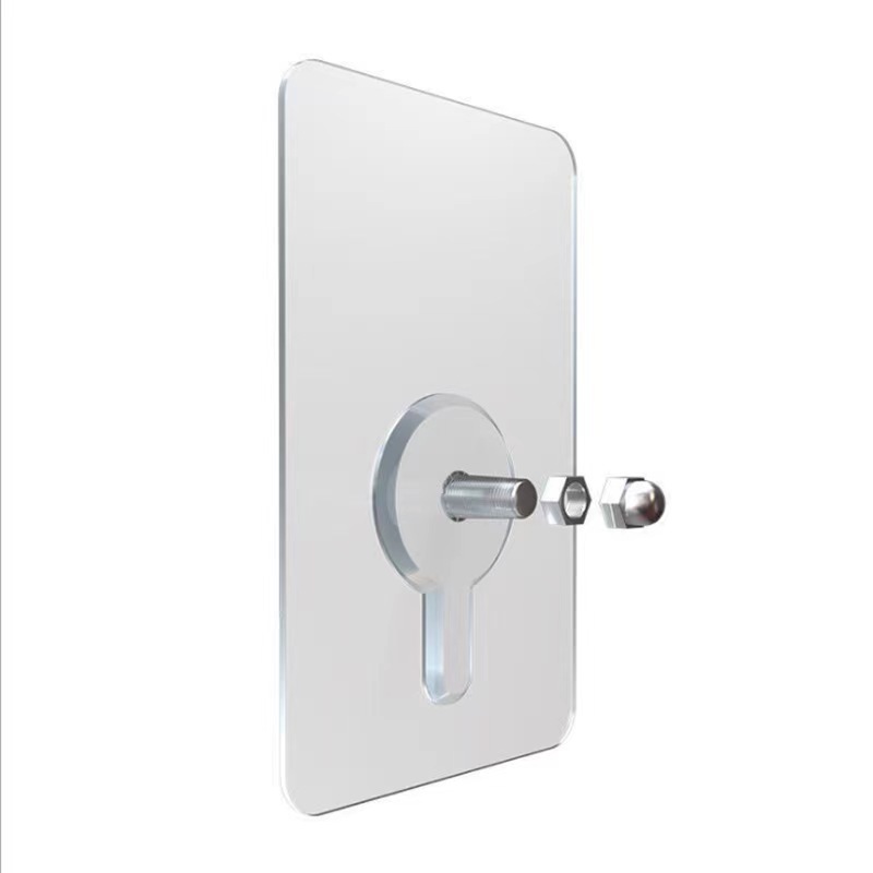 Pegatinas de tornillo sin perforaciones pegatinas de uñas de pared pegatinas de marco de fotos sin costuras fuertes marco de fotos estante gancho sin clavos gancho pegajoso al por mayor