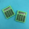 Mini small square calculator simple installation green