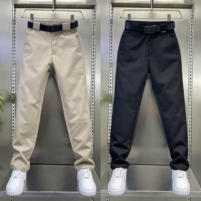 5er-Pack Herren-Herbstmode, Freizeithosen, schmal zulaufendes, gerades Bein, lockere Haremshosen, mittelschweres, nicht dehnbares Material, maschinenwaschbar_voghion.com