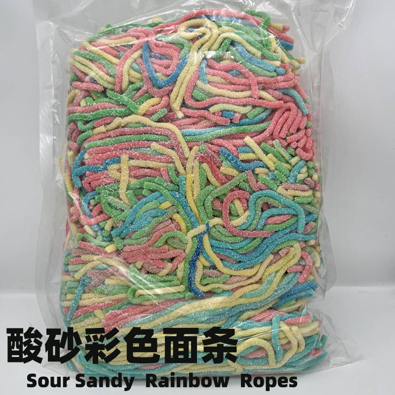 卸売全箱在庫直送 2.5kg ナイトマーケット ソフトキャンディースタンド ジュースグミ サワーサンドロープキャンディー フラットストラップキャンディー|undefined