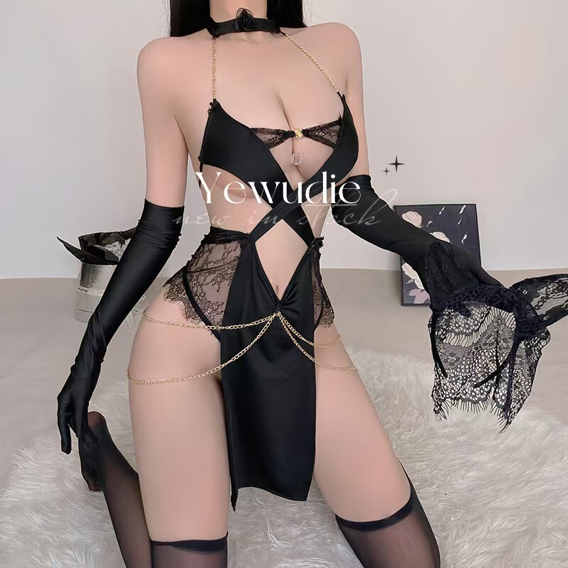 Sexy Underwear Egyptian Cat Women's Gold Chain Embellished Dress Passionate Hot Sexy Uniform Character Seduction suit Women Sexy Underwear Egyptian Cat Women's Gold Chain Embellished Dress Passionate Hot Sexy Uniform Character Seduction suit Women