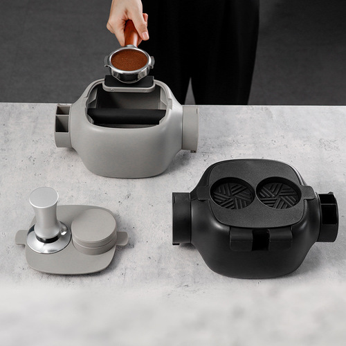 Creative Dustbin Bucket Household Mini Plastic Dust Pounding Box Powder Pressing Seat Coffee Maker Dust Pounding Bucket Dust Bin Storage Integration