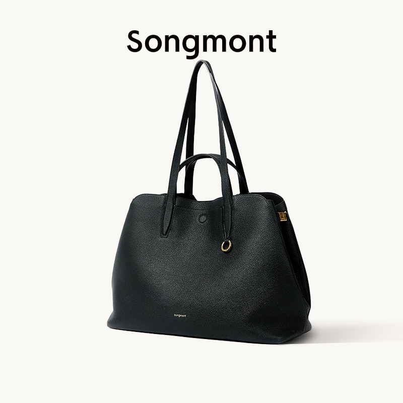 Songmont山下有松循迹系列托特包女大容量设计师款通勤单肩手提包|undefined