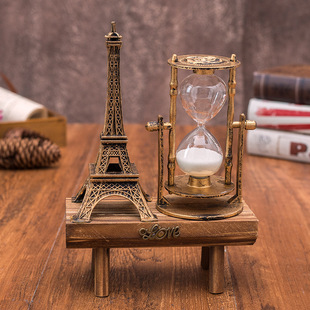 Creative Gift Vintage Hourglass Ornaments European Tower Home Decorations Ferris Wheel Student Couple Birthday Gift