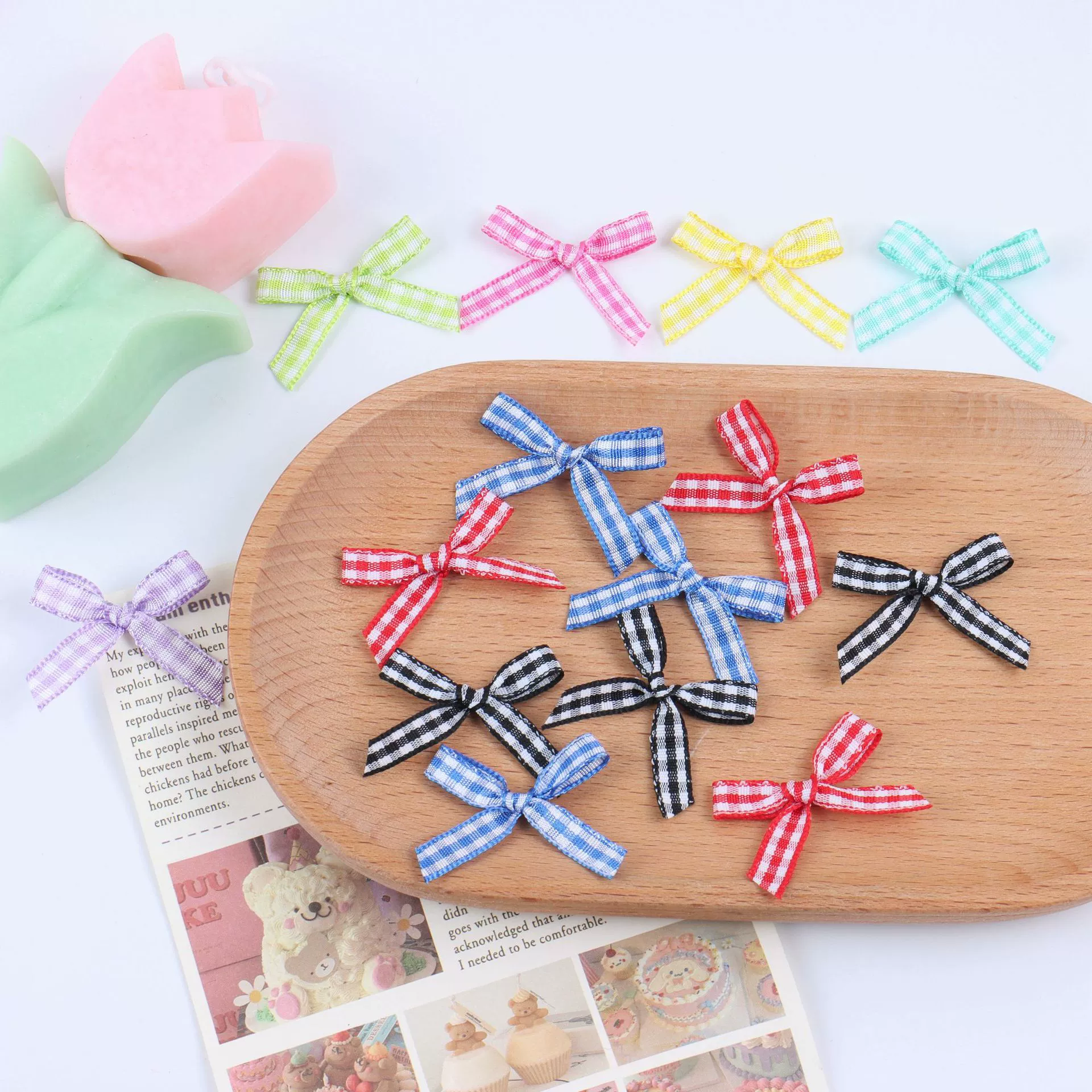 Аксессуары для одежды с бантом, декоративные аксессуары, нижнее белье с бантом, украшение для ногтей, лента с бантом