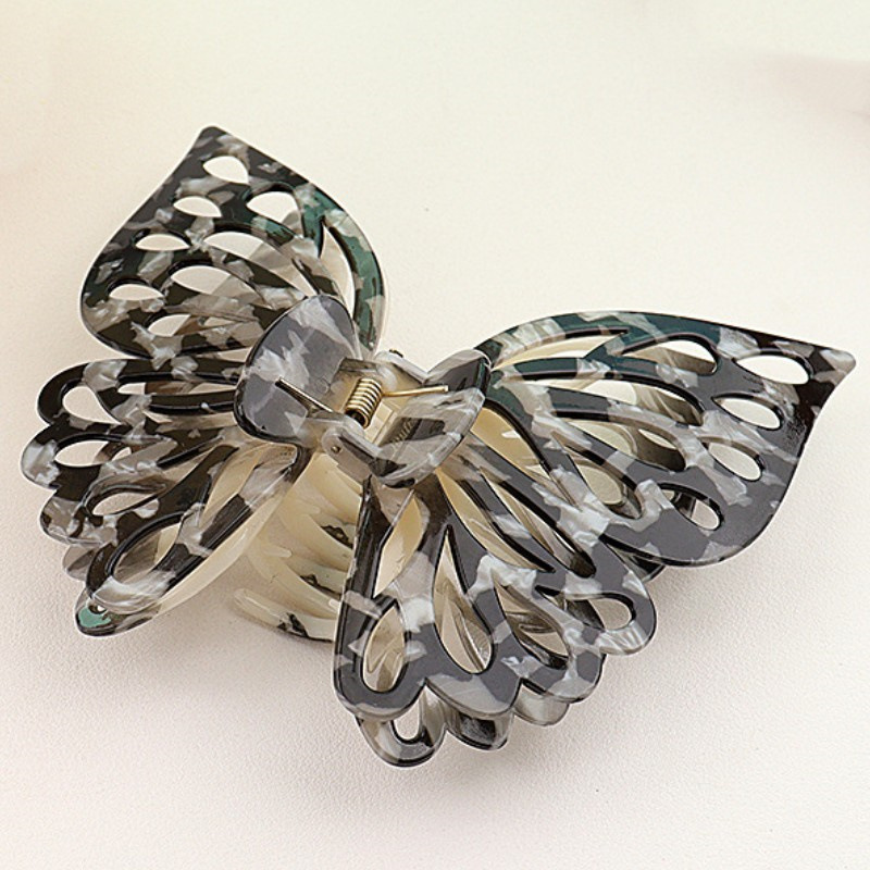 112g Weight Hair Clip, Hair Claws Hair Accessories Type 1 Piece Quantity Holiday, Daily Occasion Plastic Material Butterfly, Horse, Fish, Shark Pattern Women's Gender Elegant, Sweet Style Elegant Sweet Women's Butterfly Horse Fish Plastic Hair Clip Hair Claws 6