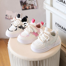 儿童小白鞋2025年春秋新款板鞋透气小中童运动鞋男童鞋女童跑步鞋