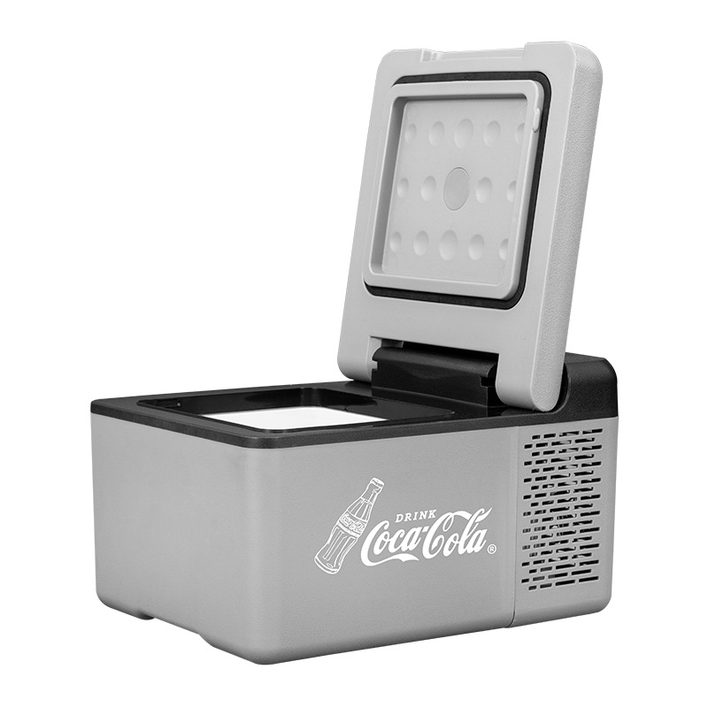 可口可乐车载冰箱9升小型压缩机制冷车家两用户外冷冻冷藏冰箱