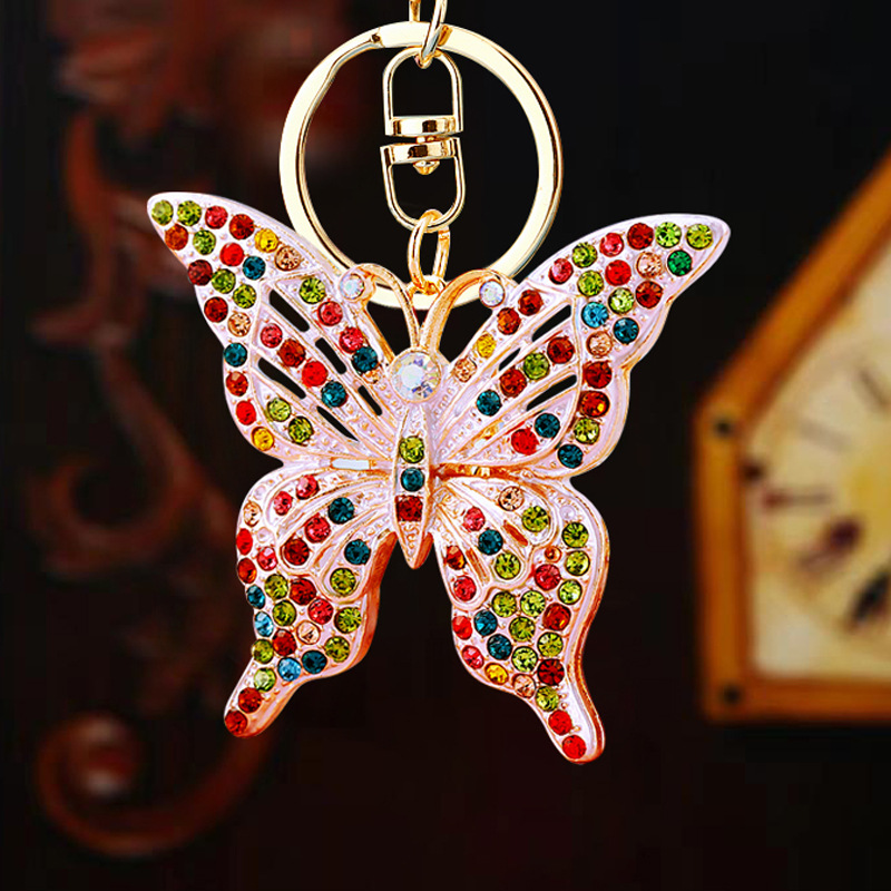 Cute Butterfly Metal Women's Keychain display picture 6