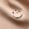 Fresh ring, universal retro jewelry, silver 925 sample, Korean style, light luxury style