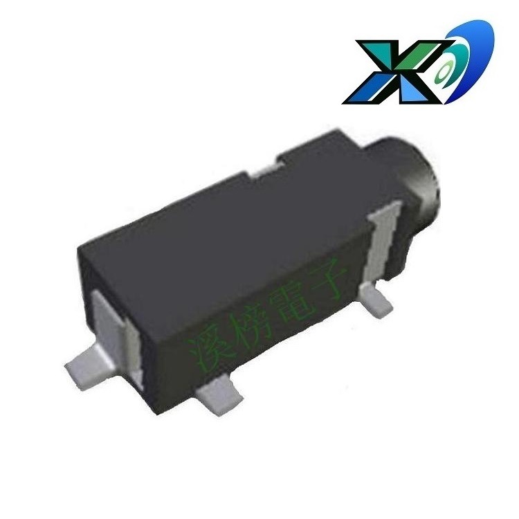 贴片2.5耳机母座立体声 迷你型2.5耳机插座 贴片2.5声频插孔四脚