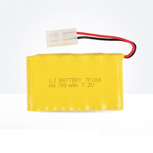 7.2v 700mAh M型 镍镉电池组AA5号充电电池遥控电动玩具