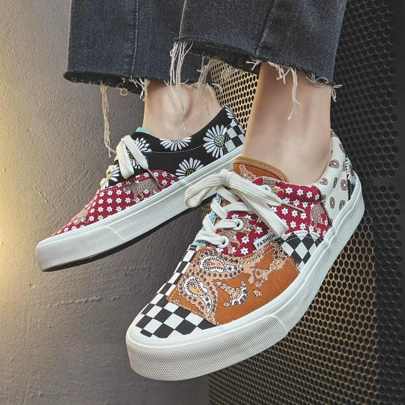 Обувь из ткани, низкие кеды, ретро кроссовки для мужчин и женщин, новая коллекция, оптом
