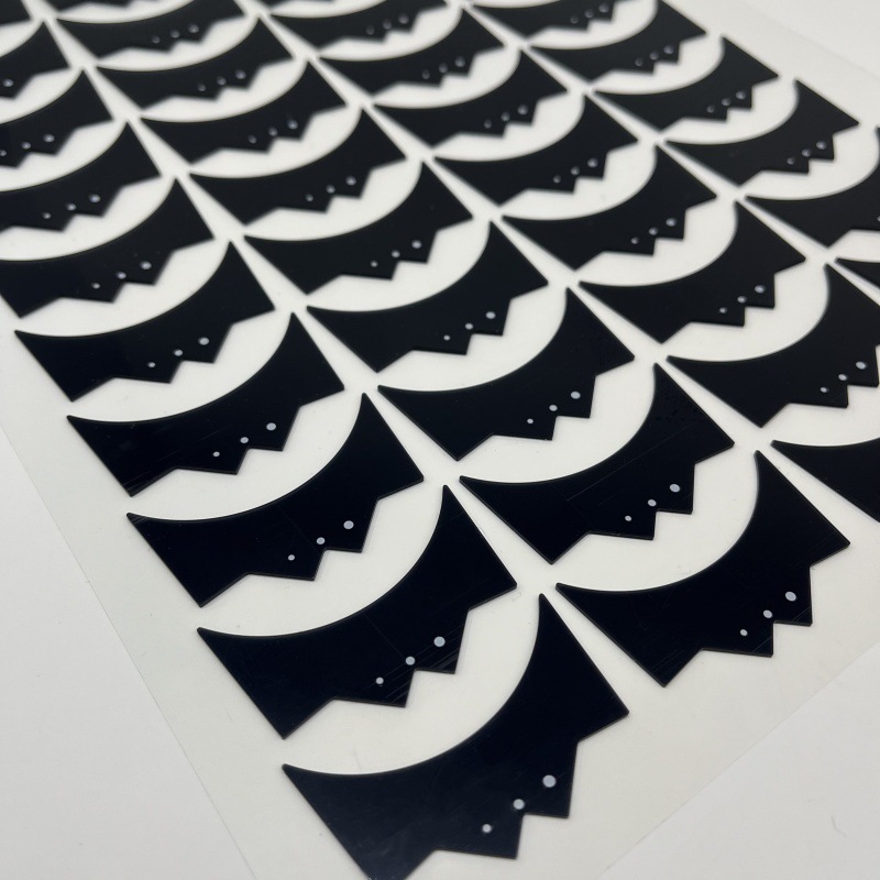 CNC精雕加工半透黑PC亚克力防刮花显示镜片数显屏保护茶色PC镜片