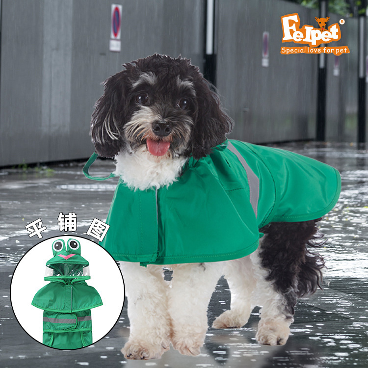 Maggie Pet Supply Bathing Duck Dog Raincoat Universal Pet Raincoat Little Yellow Duck Little Bee Pet Poncho