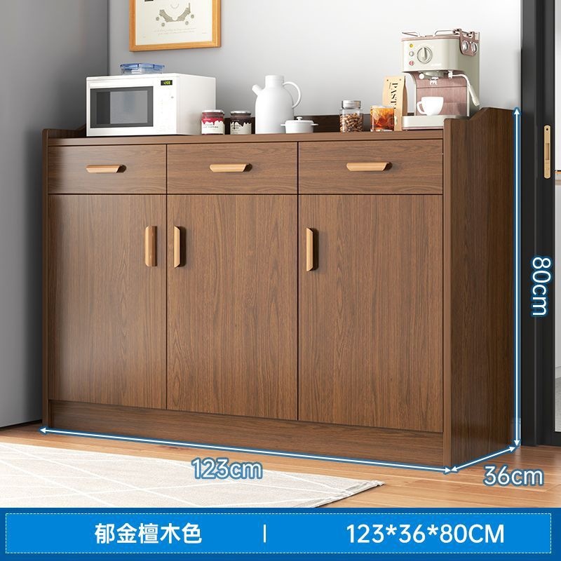 Gabinete de té sala de estar gabinete de comedor artículos domésticos de madera maciza para preparar comidas contra la pared armario de almacenamiento armario de cocina
