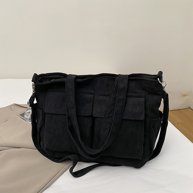 2025 nueva gran capacidad de terciopelo especial nicho universal bolso de hombro casual estilo coreano de viaje bolso de mano