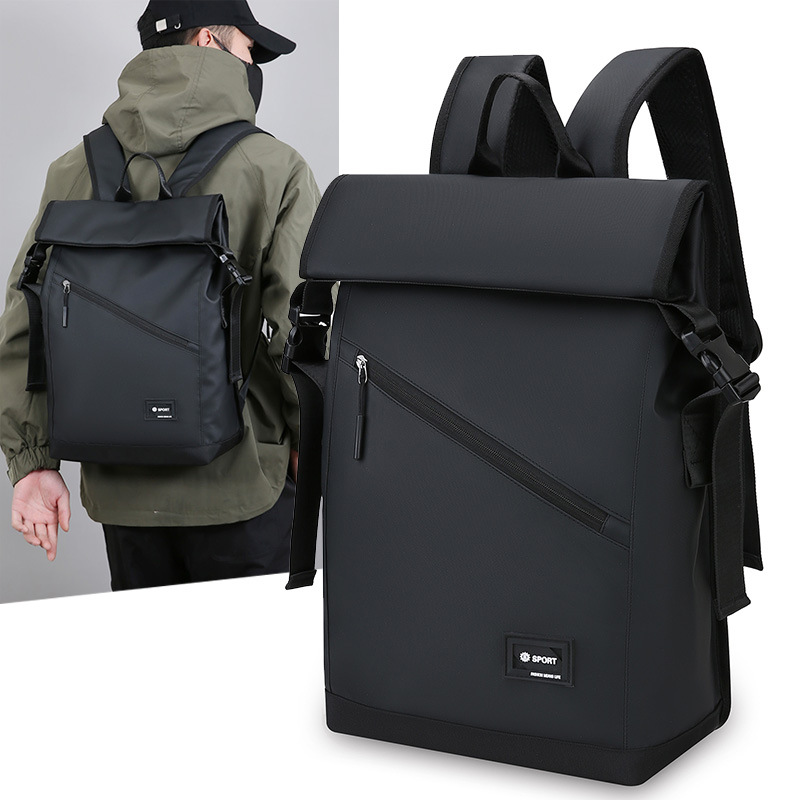 Mochila de sentido avanzado de los nuevos hombres de Amazon, mochila de computadora para estudiantes de secundaria de la universidad de moda, mochila de gran capacidad