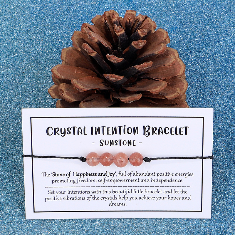 Simple Style Round rope Beaded Unisex Bracelets 1 Piece