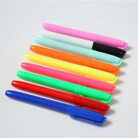 记号笔勾线大头笔美术双头彩色黑色油性儿童绘画马克笔