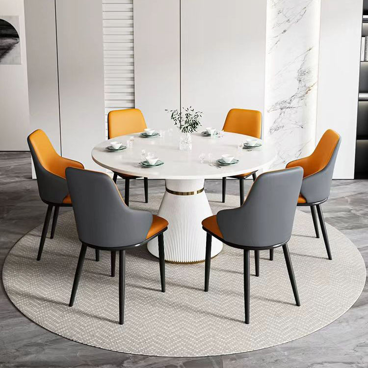 Exportación transfronteriza italiana silla de tela silla de mesa de comedor de lujo ligera silla de alta sensación silla de comedor moderna simple