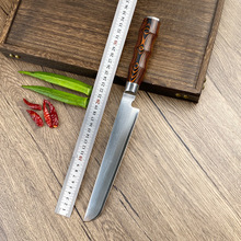 大马士革钢日式料理厨师用刀专业鱼切三文鱼寿司料理生鱼片刀