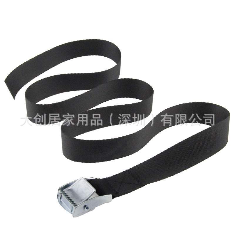 厂家现货卡板货物捆绑带 汽车锌合金压扣绑带铁扣绑带行李捆绑带