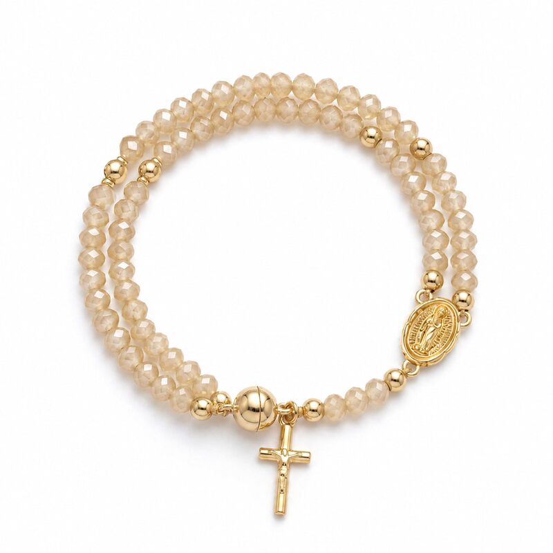 Crystal Cross Bracelet Faceted Diamond-Shaped Crystal Gold Magnetic Ball Bracelet Citrine Portrait Cross Bracelet Crystal Cross Bracelet Faceted Diamond-Shaped Crystal Gold Magnetic Ball Bracelet Citrine Portrait Cross Bracelet