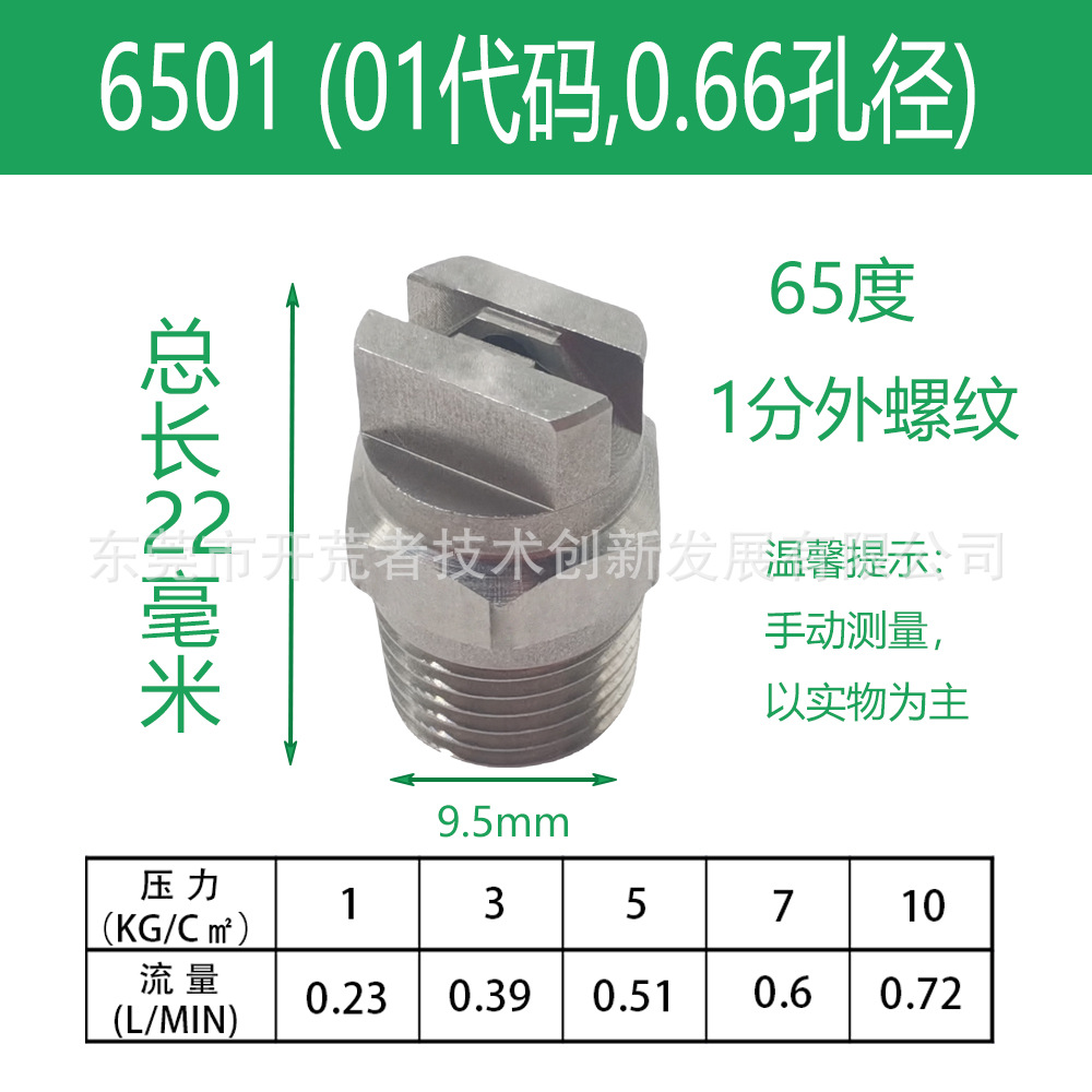 1분 수나사 6501