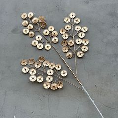 Golden Ginkgo Leaf Eucalyptus Gold Leaves Simulated Holly Fruit Red Fruit Fortune Fruit Artificial Flower Simulated Flower Wholesale