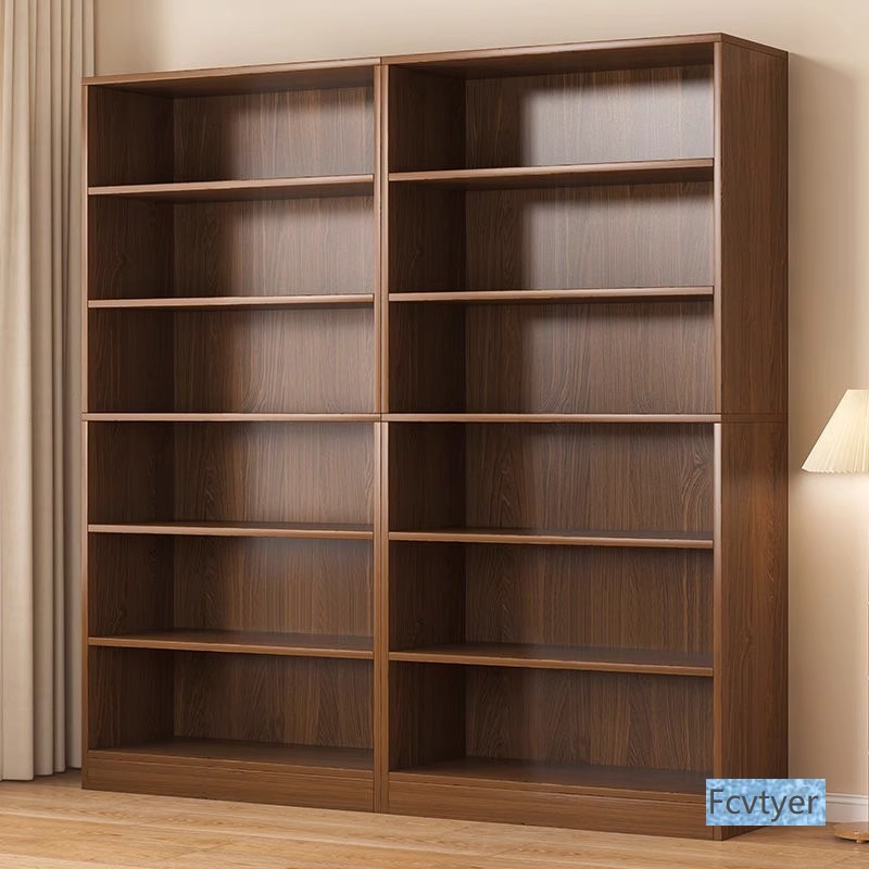 Bookshelf Floor-Standing Storage Rack Shelf Library Integrated Wall-Mounted Student Home Storage Display Cabinet Bookcase