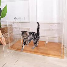 全透明亚克力猫狗宠物笼专业赛猫笼快速拆装摆摊宠物展示柜