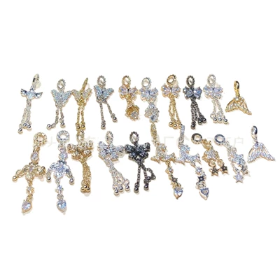 Zərgərlik ara hissələri | Butterfly Tassel Bead Crystal