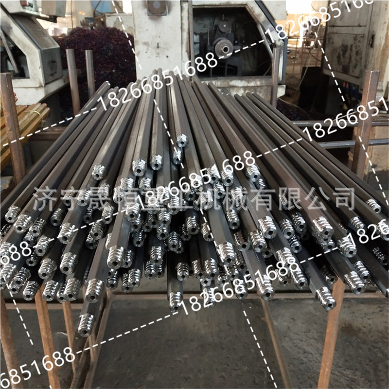 矿用b19钻杆隧道用高质量锚杆机钻杆全新六棱中空用锚索钻杆现货