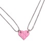 Necklace heart shaped, chain, constructor, pendant for beloved, wholesale