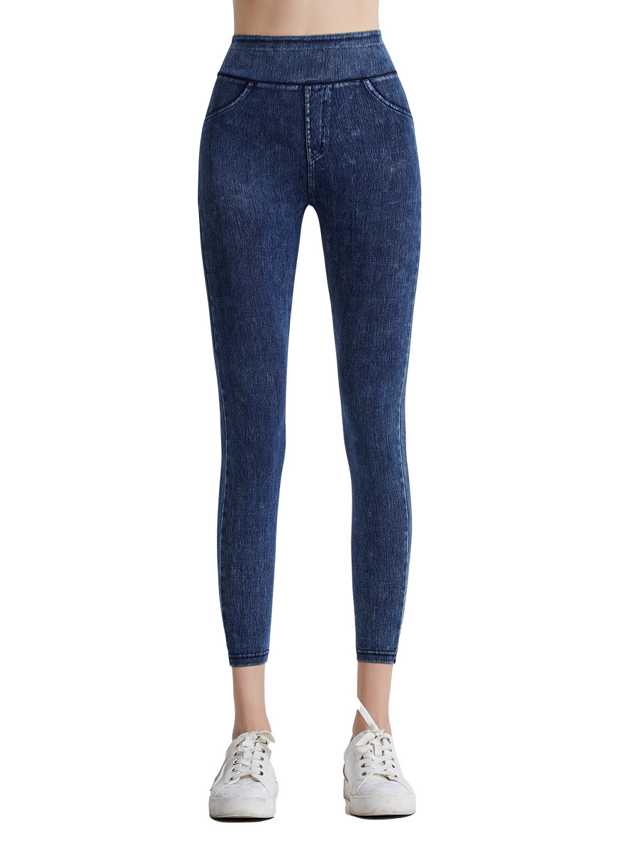 Pantalones de yoga de nuevo estilo para mujer, de talle alto, control de abdomen, levantamiento de glúteos, ajuste ceñido, con bolsillos, para correr, ropa exterior, pantalones ajustados image 7