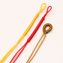 Hand-woven pull hoop open coil DIY necklace lanyard accessories pull surround coil solid color fake pull hoop wholesale