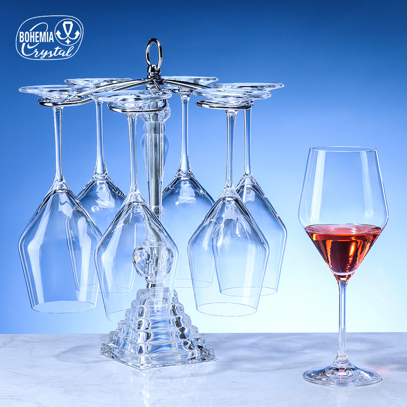 捷克进口红酒杯大容量高脚杯家用送礼水晶杯香槟杯批发葡萄酒