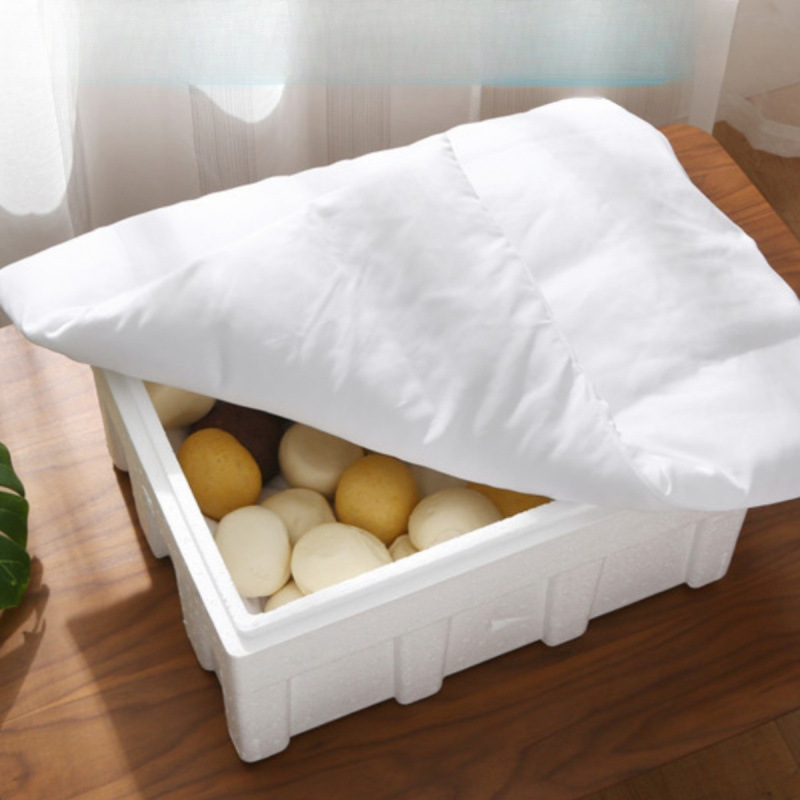 Steamed Bun Insulation Quilt, Bun Warming Small Quilt, Steamer Cover for Sale, Kitchen White Cotton Quilt, Commercial Insulation Steamed Bun Quilt