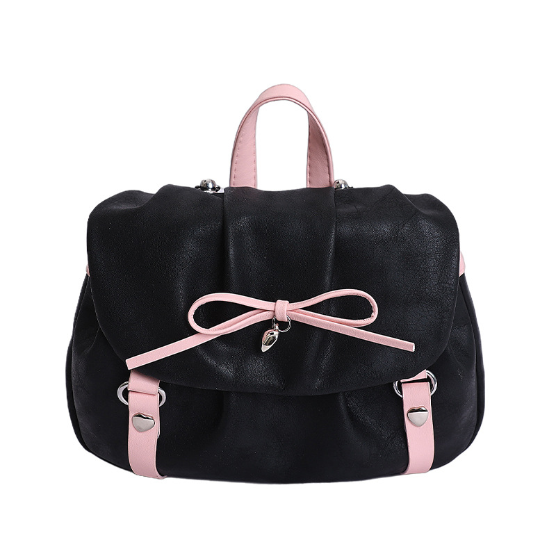 Pink Cloud Bag Sweet Cool Cute Girl Student Casual Shoulder Underarm Bag Fashion Bow Ruffle Crossbody Bag - Thumbnail 8