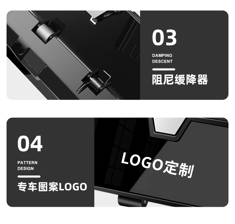 Car-Mounted Glasses Case, Car Sun Visor Storage, Multifunctional Driver's Glasses Holder, Multifunctional Sunglasses Clip
