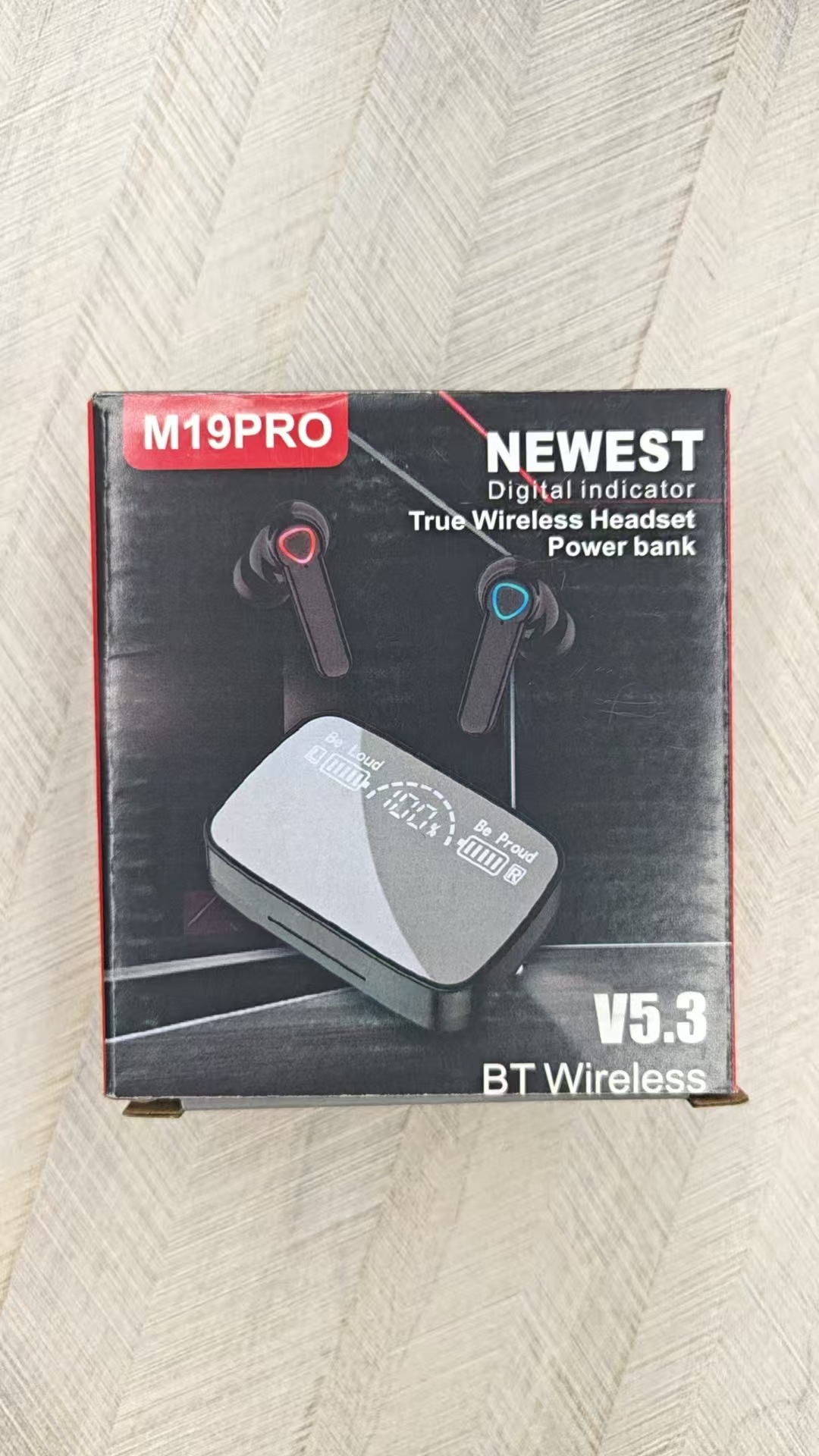 Comercio exterior transfronterizo M19 M10 M90 F9 - 5C M28 auriculares Bluetooth TWS auriculares inalámbricos deportivos de pantalla digital táctil