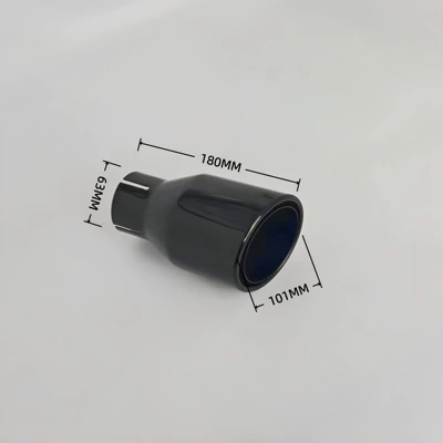 Exhaust pipe steel modified tailpipe silencer - 02-5102h10163