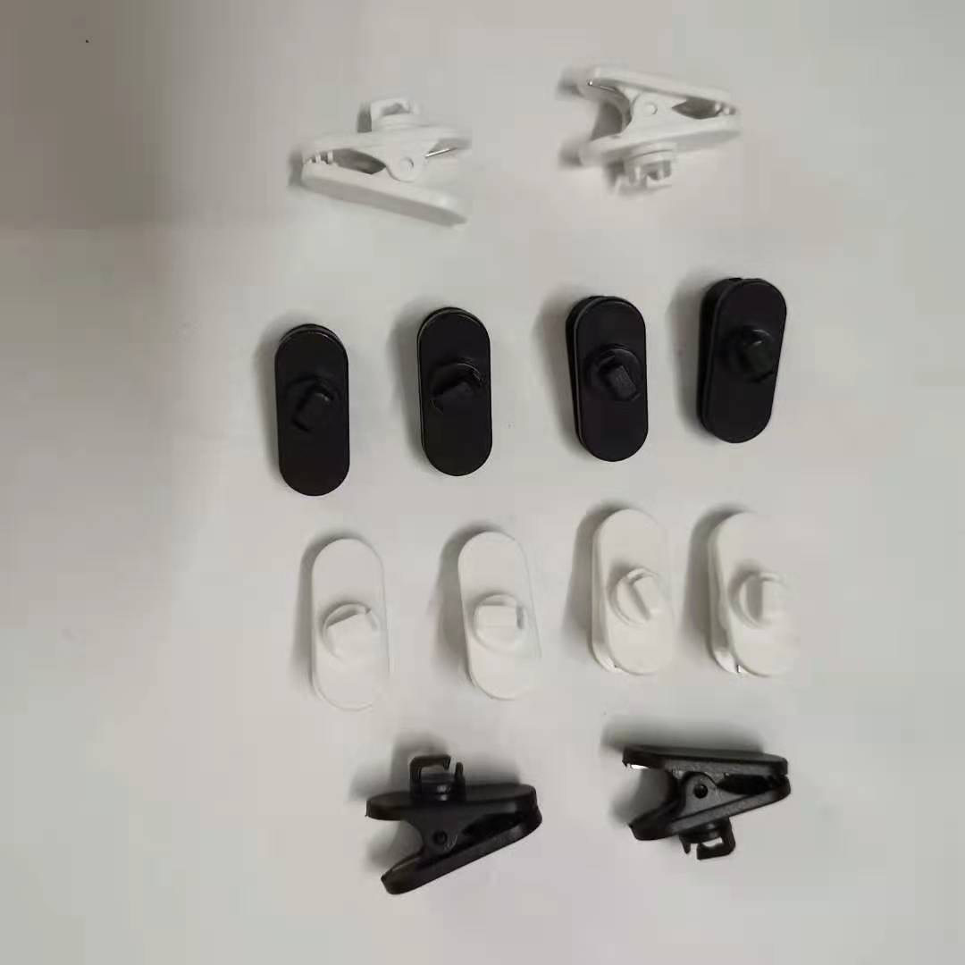 厂家直销耳机线夹手机夹转动线夹面条耳塞夹衣领夹