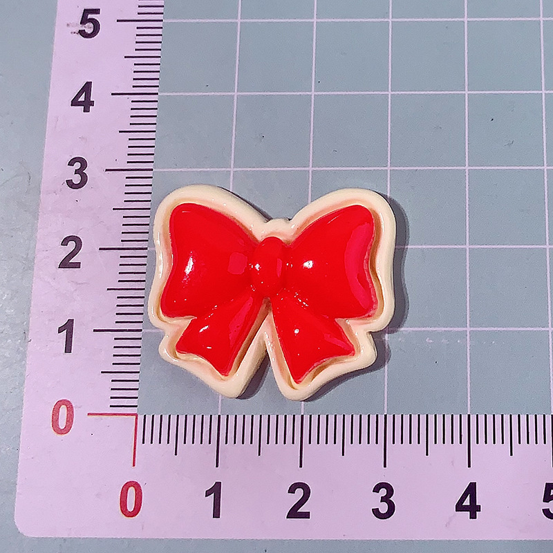 Accesorios de resina di di arco de macarón transfronterizo pegamento de crema pegamento para el cabello pinzas de cabello papelería parches hechos a mano